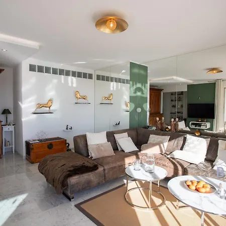 Roof Terrace Of 123m2 Sea View Double Garage Air Conditioning Cannes