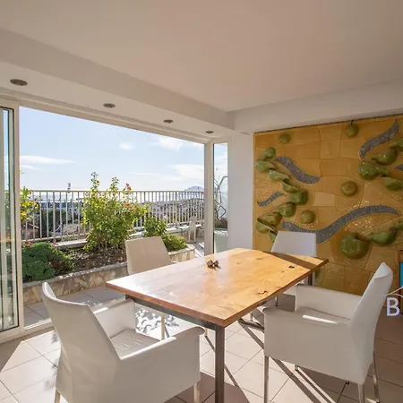 Roof Terrace Of 123m2 Sea View Double Garage Air Conditioning Apartment *